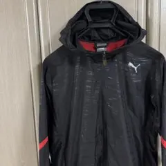 PUMA/プーマ フード付きナイロンジャケット Sサイズ/ブラック/ランニング