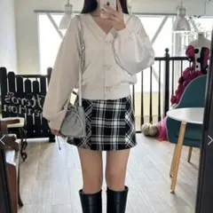 GRL ビジューリボンボタンニットカーディガン［K9342f］