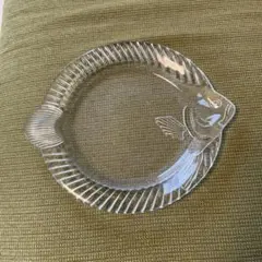 SOGAガラス　魚型透明ガラス皿