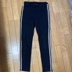 ラブトキシック　ブラック ラインパンツ　L