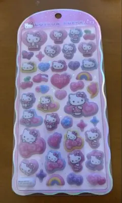 ハローキティ★コットンパフィシール★レオパードモード　ギャルキティ【正規品】