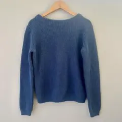 MACKINTOSH PHILOSOPHY 長袖ニット　ネイビー