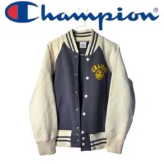Champion スタジャン ネイビー/ホワイト