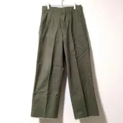 ジャーナルスタンダード ワイドチノパンツ 裾切りっぱなし М 36 カーキ