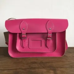 The Leather Satchel サッチェルバック　本革レザー　ピンク