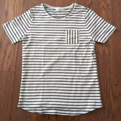 SIMPLE LIFE ボーダー半袖Tシャツ　Мサイズのサムネイル