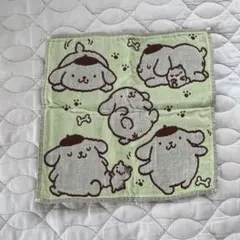 ポムポムプリン ミニタオル ハンカチ