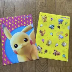 サーティワン　バスキンロビンス　ポケモン　クリアファイル　２枚セット