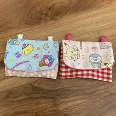 ハンカチティッシュポーチ　2個セット　ハンドメイド