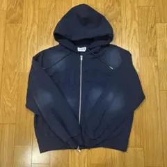 SEQUENZパーカー　ダブルジップ　ジップパーカー