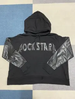 グラッドニュース　GLAD NEWS パーカー　レザー　スタッズパーカーのサムネイル