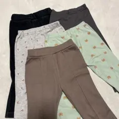 ベビー・キッズ　スパッツ　ズボン　5本セット