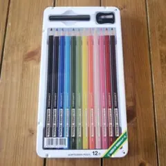 三菱色鉛筆 12色セット/ミニ 削り器＆補助軸ホルダー付き