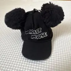 ミッキーマウス ポンポン付きキャップキーホルダー