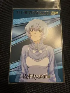 箔押しポストカード 綾波レイ 30周年記念展 ALL OF EVANGELION