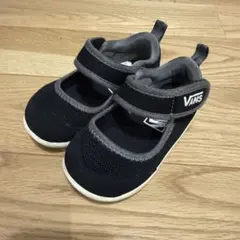【14cm】VANS ベビーサンダル 黒【中古】