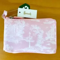 ハロッズ PINK TOILE エコバッグ 折りたたみバッグ ショルダーバッグのサムネイル