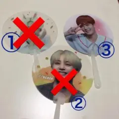 SEVENTEEN ジョンハン ミニうちわ 透明うちわ