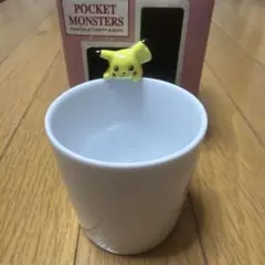 ピカチュウ　ポケモン　マグカップ　立体　マスコット付き　レア　平成レトロ　希少