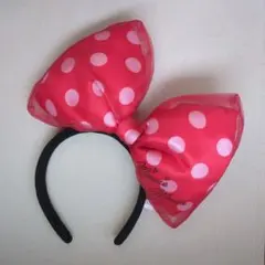 ミニー 水玉リボンカチューシャ