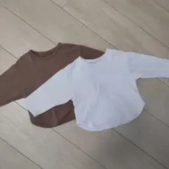 韓国子供服 長袖 カットソー トップス 70~80