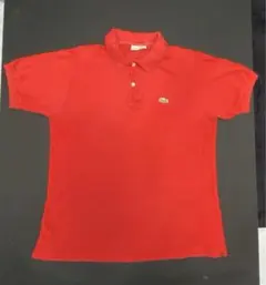 フレラコ フランス 製 ラコステ ポロ シャツ レッド 4 LACOSTE