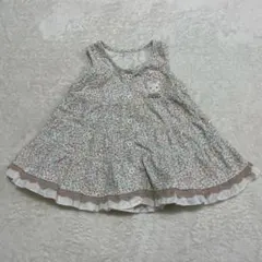 クーラクール チュニック 小花柄 ワンピース