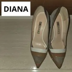 【美品】DIANA 22cm 7cmヒール オフィスパンプス