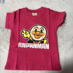 新品90cmアンパンマン とバイキンマン両面柄あり半袖Tシャツ 子供 キッズ用