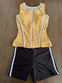 arena セパレート水着 イエロー×ブラウンのサムネイル