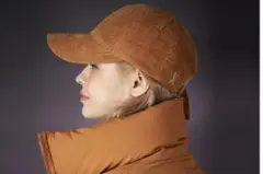 varzarバザール　GoldCorduroyCap コーデュロイロゴ キャップ