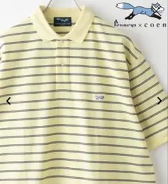 coen Penneys（ぺニーズ)コボーダーポロシャツ　cream M