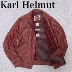 90s Karl Helmut ハリントンジャケット　パックワーク　ワッペンのサムネイル