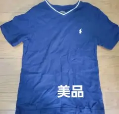 Polo Ralph Lauren ネイビー Vネック カットソー