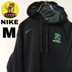 USA古着 NIKE　スポーツパーカーM　ブラック