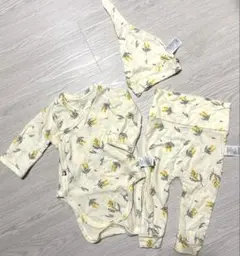 Konny バンブーボディスーツ&レギンスセット 60〜70㎝