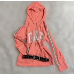 00s y2k GAP ロゴ　レインボー　パーカー　フーディー　海外girl