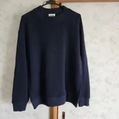 コ*ム様 【古着】コムデギャルソンオム 綿ニットBLK サイドデザインファスナー コ*ム様 【古着】コムデギャルソンオム 綿ニットBLK サイドデザイン