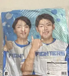 【未開封】【非売品】ファイターズ　推しペアクッション　郡司＆野村 ファイターズ 推しペアクッション 郡司裕也 野村佑希 FAV限定 日ハム
