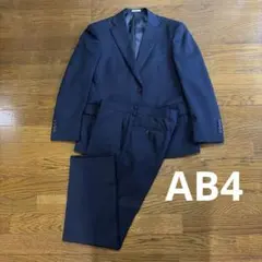 スーツセレクト　スーツ　シャドウストライプ　ネイビー　股下: 約72cm AB4