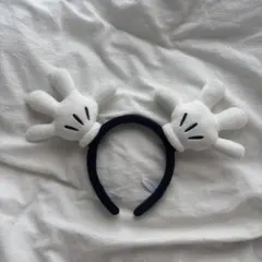 【ディズニー】ミッキー手型カチューシャ(浮所君とお揃い？)