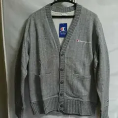 チャンピオン 直営店限定 転写プリント コットン カーディガン