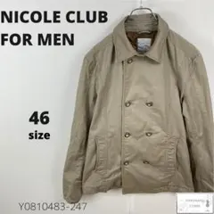 NICOLE CLUB FOR MEN ジャケット コート 形状記憶ワイヤー入り