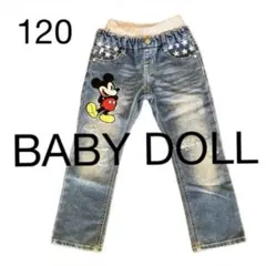 BABY DOLL ミッキー デニムパンツ 120