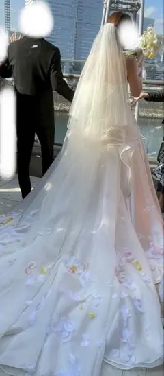 イタリア製ロングウェディングベール