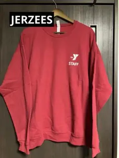 【JERZEES 】YMCA STAFF スウェット レッド XLのサムネイル