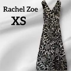 Rachel Zoe 【XS】ロングワンピースフラワープリント ノースリーブ