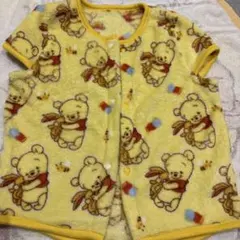 プーさん柄 フリーススリーパー 100cm