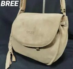 BREE　ブリー　ショルダーバッグ　レザー　ベージュ　本革　ヒッピー　古着のサムネイル
