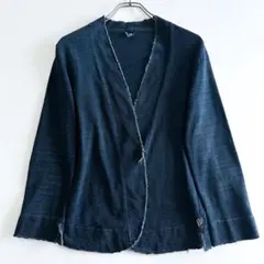 45rpm インディゴ染め R刺繍 ジャケット 藍染 日本製 綿100% - メルカリ